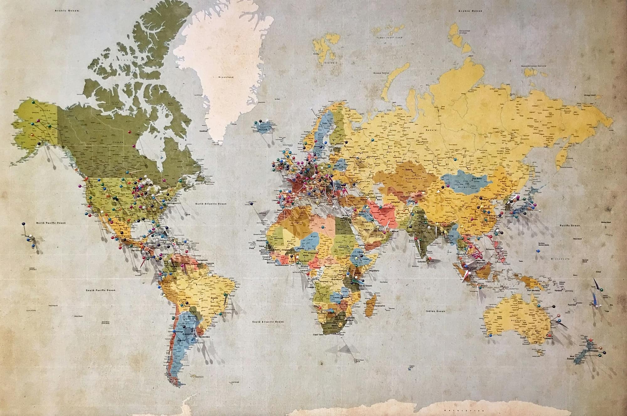 Global Locations and World Map